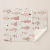 Sherpa-Weihnachtsbaum-Decke Sherpadecke (Vorderseite (Horizontal))