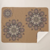 Sherpadecke | Blume Mandela | Zuhause - Dekoration (Vorderseite (Horizontal))