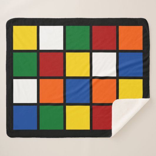 Sherpadecke "Quadro" (Vorderseite (Horizontal))