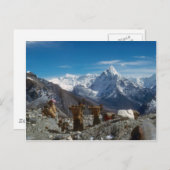 Sherpanis mit Kletterlasten Postkarte (Vorne/Hinten)