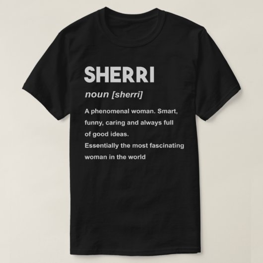 Sherri Name T-Shirt (Design vorne)
