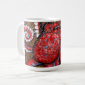 Sherrie's Locker Orange Octopus Tasse (Vorderseite Links)