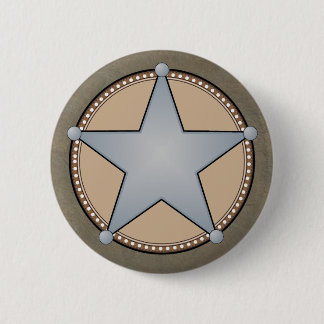 Sherriff Abzeichen-Knopf Button