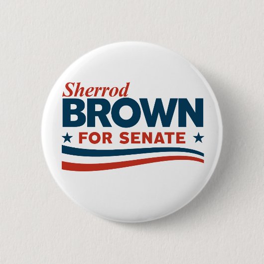 Sherrod Brown Button (Vorderseite)
