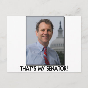 Sherrod Brown, das ist mein Senator! Postkarte