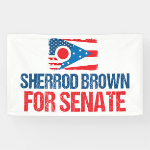 Sherrod Brown für den Senat 2026 Wahl Hof Banner