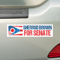 Sherrod Brown für Senat 2024 Wahlkampf Ohio Flag