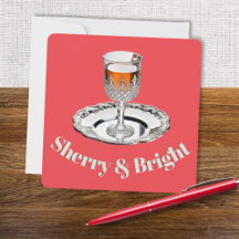 Sherry & Bright Drink Glass Humorvolle Puppe Weihn