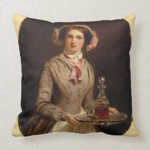 "Sherry-Sir? ", 1853 (Öl auf Leinwand) Kissen
