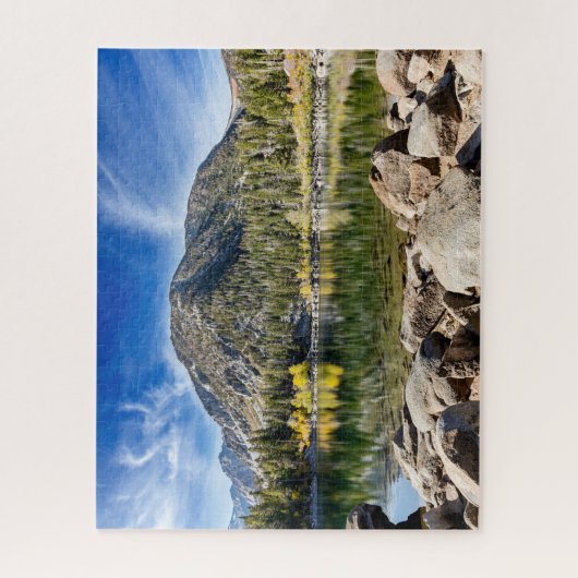Sherwin Lake, Mammoth Seen, CA Puzzle (Vertikal)