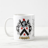 Sherwood Familien-Wappen (Wappen) einschließlich Kaffeetasse (Links)