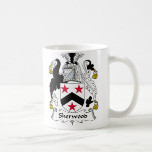 Sherwood Familienwappen Kaffeetasse