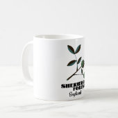 Sherwood Forest England Reiseplakat Classic Roun Kaffeetasse (Vorderseite Links)