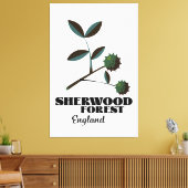 Sherwood Forest England Reiseplakat Leinwanddruck (Insitu (Wohnzimmer))