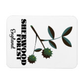 Sherwood Forest England Reiseplakat Magnet (Horizontal)