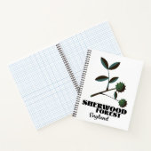 Sherwood Forest England Reiseplakat Notizblock (Innenseite)