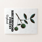 Sherwood Forest England Reiseplakat Puzzle (Horizontal)