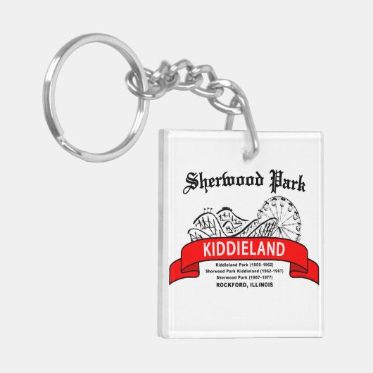 Sherwood Park Kiddieland, Rockford, IL. Schlüsselanhänger (Vorderseite links)