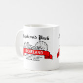 Sherwood Park Kiddieland, Rockford, IL. Vergnügen Kaffeetasse (Vorderseite Links)