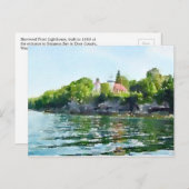 Sherwood Point, Door Landkreis, Wisconsin Postkarte (Vorne/Hinten)