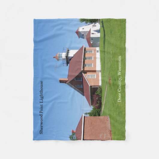 Sherwood Point Leuchtturmdecke Fleecedecke (Vorderseite)