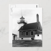 Sherwood Point Lighthouse Postkarte (Vorne/Hinten)