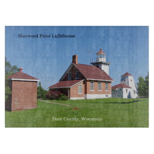 Sherwood Point Lighthouse Schneidbrett Schneidebrett (Vorderseite)