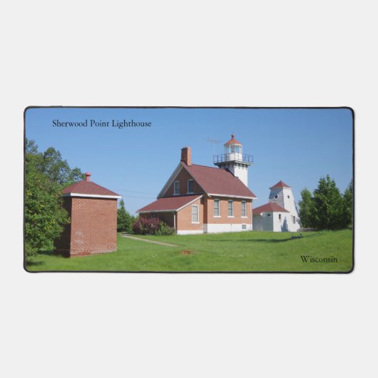 Sherwood Point Lighthouse Schreibtischmatte (Vorderseite)