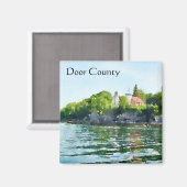 Sherwood Point Wasserfarbtür-Landkreis Magnet (Vorderseite/Rückseite)