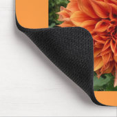 Sherwoods Peach Dahlia Mousepad (Ecke)