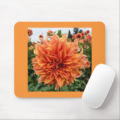 Sherwoods Peach Dahlia Mousepad (Mit Mouse)