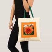Sherwoods Peach Dahlia Tragetasche (Vorderseite (Produkt))