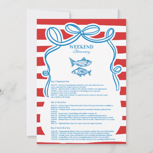 She's A Catch Bachelorette Celebration Einladung (Rückseite)