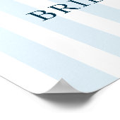 She's a catch Lobster Bridal Shower Welcome Poster (Ecke)