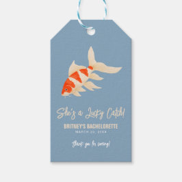 She's A Lucky Catch Koi Fish Bachelorette Favor Geschenkanhänger