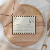 She's A Tini Bit Older Coffee Cake Birthday Recipe Begleitkarte