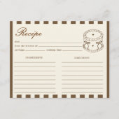 She's A Tini Bit Older Coffee Cake Birthday Recipe Begleitkarte (Vorderseite)