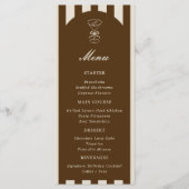 She's A Tini Bit Older Coffee Martini Birthday Menükarte (Vorderseite)