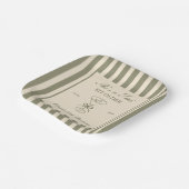 She's A Tini Bit Older Coffee Martini Birthday Pappteller (Gewinkelt)