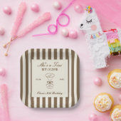 She's A Tini Bit Older Coffee Martini Birthday Pappteller (Party)