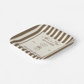 She's A Tini Bit Older Coffee Martini Birthday Pappteller (Gewinkelt)