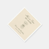 She's A Tini Bit Older Coffee Martini Birthday Serviette (Ecke)