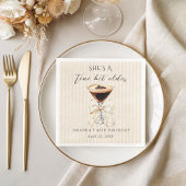 She's a Tini Bit Older Espresso Martini Birthday Serviette