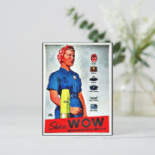Shes A Wow Postkarte (Stehend Vorderseite)