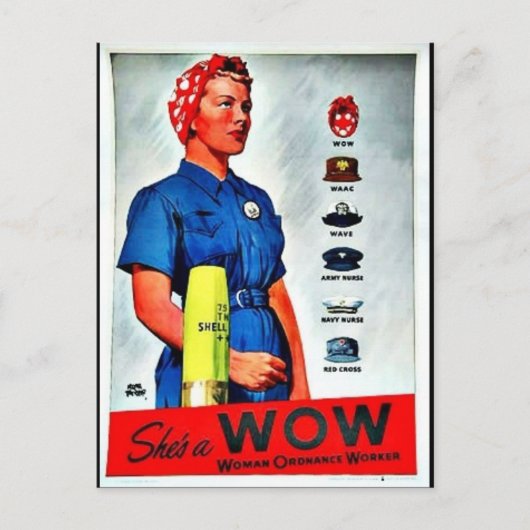 Shes A Wow Postkarte (Vorderseite)