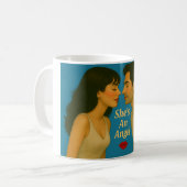 She's An Angel Logo Kaffeetasse (Vorderseite Links)