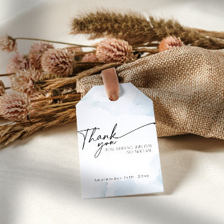 Shes auf Cloud Nine Blue Brautparty Vielen Dank Geschenkanhänger