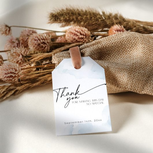 Shes auf Cloud Nine Blue Brautparty Vielen Dank Geschenkanhänger