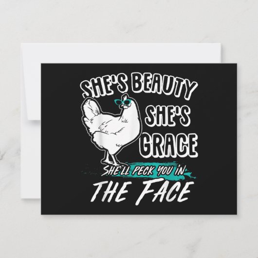 She's Beauty She's Grace - Farmer & Chicken Lover (Vorderseite)