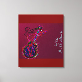 She's Become One with the Music Leinwanddruck